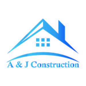 A & J Construction Blue Logo